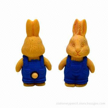 Erasers, Puzzle Design and Animal Shape